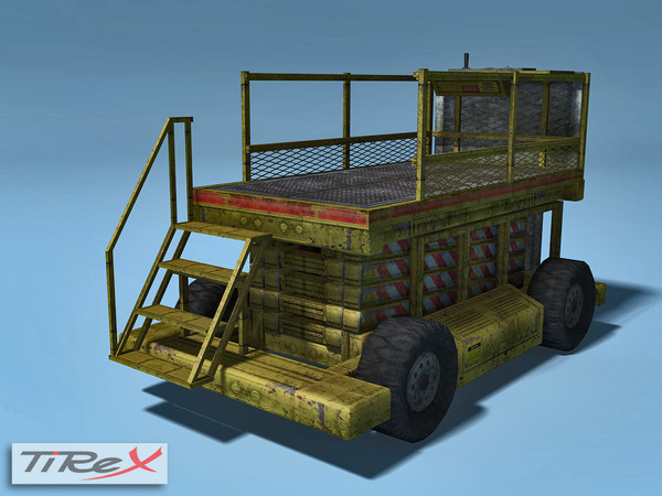 scissor lift low-poly 3d model - Scissor Lift (Low-Poly) by TiRex3D