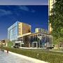 3d modern apartment building