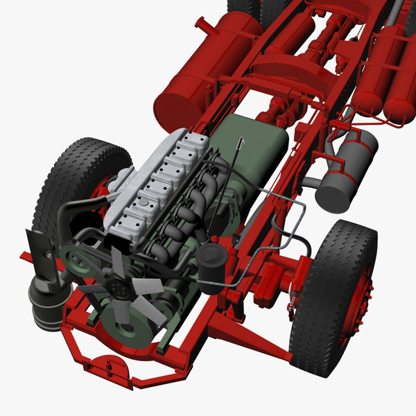 truck lak 2426 6x6 3d 3ds - Mercedes LAK 2426 6x6 by DreiDe