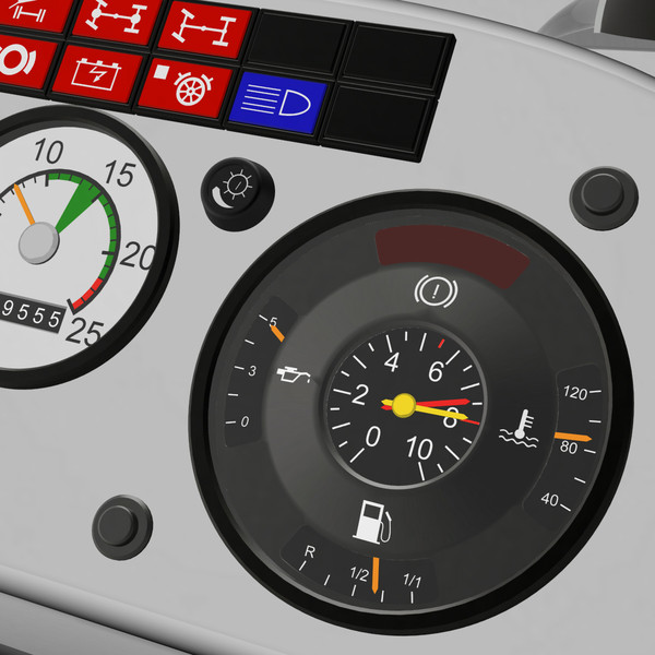 truck lak 2426 6x6 3d 3ds - Mercedes LAK 2426 6x6 by DreiDe