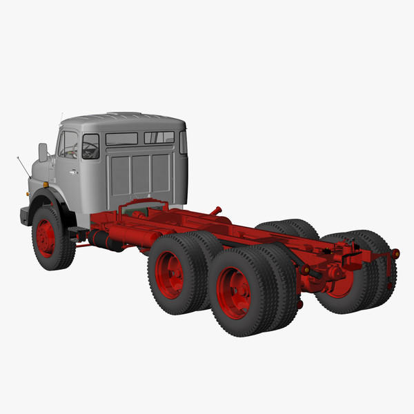 truck lak 2426 6x6 3d 3ds - Mercedes LAK 2426 6x6 by DreiDe