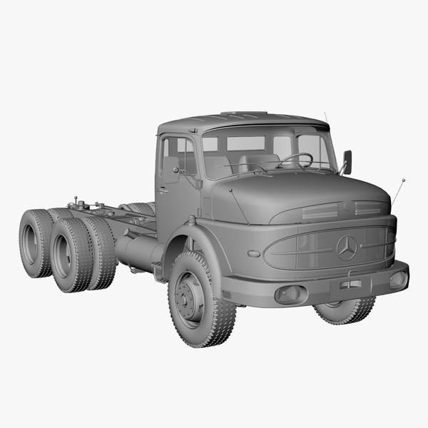 truck lak 2426 6x6 3d 3ds - Mercedes LAK 2426 6x6 by DreiDe