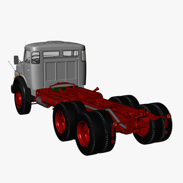 truck lak 2426 6x6 3d 3ds - Mercedes LAK 2426 6x6 by DreiDe
