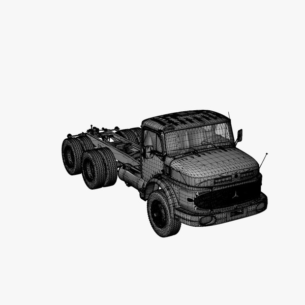 truck lak 2426 6x6 3d 3ds - Mercedes LAK 2426 6x6 by DreiDe