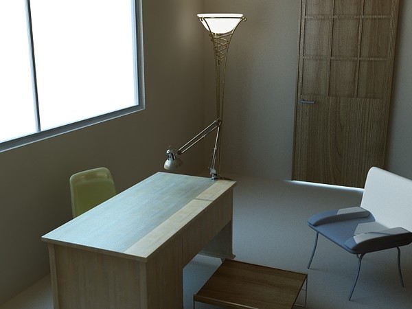 3d max study room - study room by mimarburak2