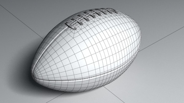 3d photorealistic football - Photorealistic Football by parkmike