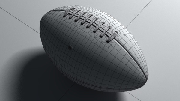 3d photorealistic football - Photorealistic Football by parkmike