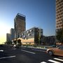 modern apartment building 3d max