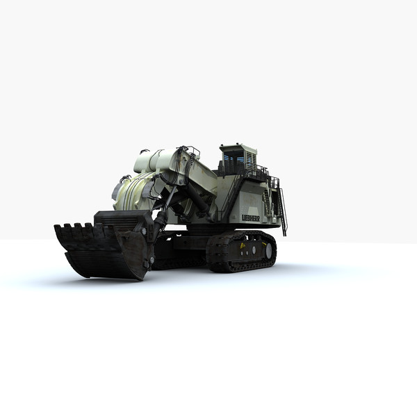 max liebherr r9800 - Liebherr R9800 by platinum3dmodels