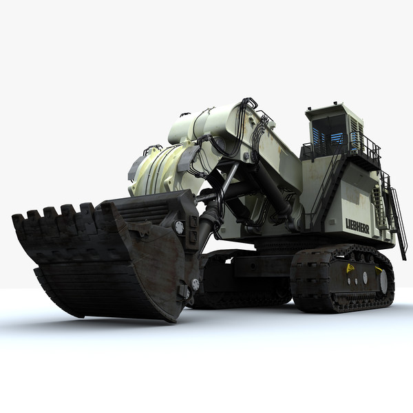 max liebherr r9800 - Liebherr R9800 by platinum3dmodels