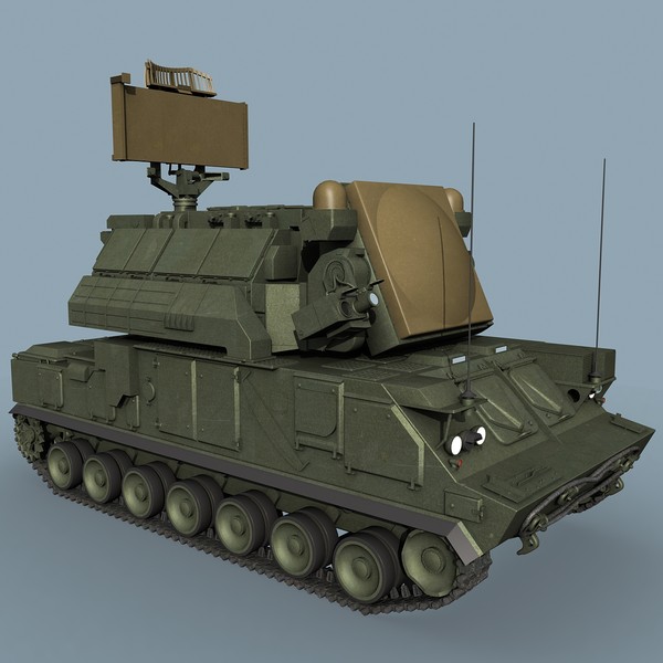 russian tor-m2 sa-15 3d model - SA-15 Tor-M2 by Alex Kontz