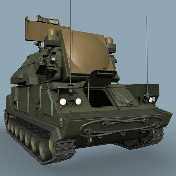 russian tor-m2 sa-15 3d model - SA-15 Tor-M2 by Alex Kontz