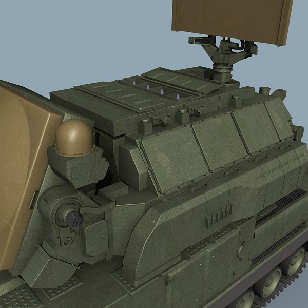 russian tor-m2 sa-15 3d model - SA-15 Tor-M2 by Alex Kontz