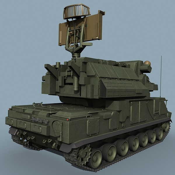 russian tor-m2 sa-15 3d model - SA-15 Tor-M2 by Alex Kontz