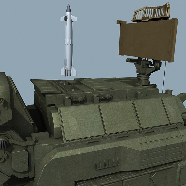 russian tor-m2 sa-15 3d model - SA-15 Tor-M2 by Alex Kontz