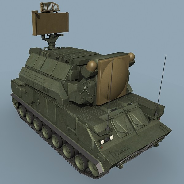 russian tor-m2 sa-15 3d model - SA-15 Tor-M2 by Alex Kontz