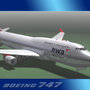 3d model 747-400 airliner northwest 747 jumbo