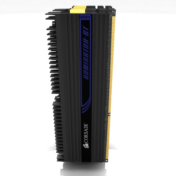 3d model corsair dominator 8gb dual - Corsair Dominator 8GB Dual Channel DDR3 Kit (2 x 4GB) by The Freak Factory