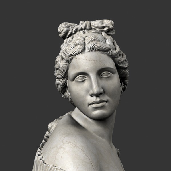 aphrodite kallipygos bust ma - Aphrodite Kallipygos Bust by clay master