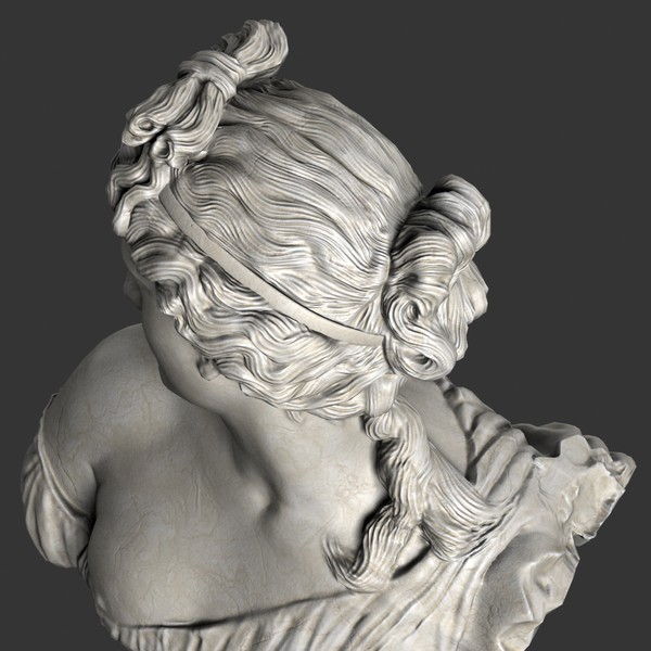 aphrodite kallipygos bust ma - Aphrodite Kallipygos Bust by clay master