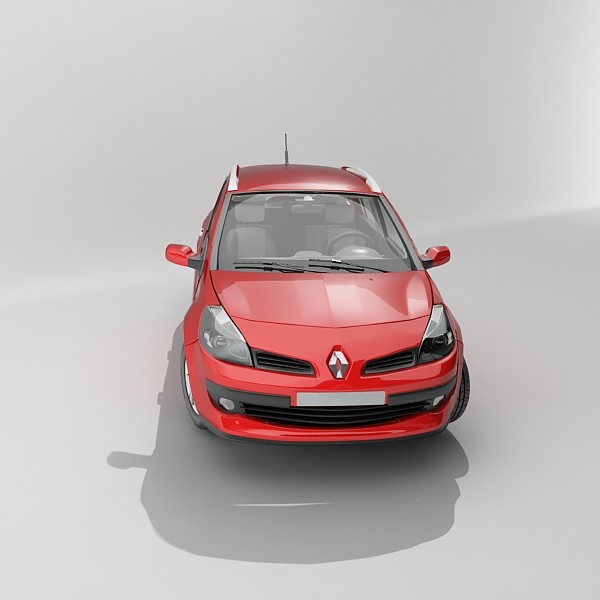 sedan renault 3d max - Renault Clio Grandtour by guillaume_44