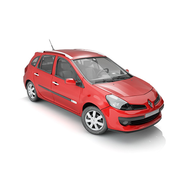 sedan renault 3d max - Renault Clio Grandtour by guillaume_44