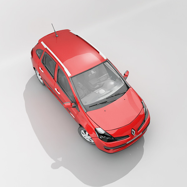 sedan renault 3d max - Renault Clio Grandtour by guillaume_44