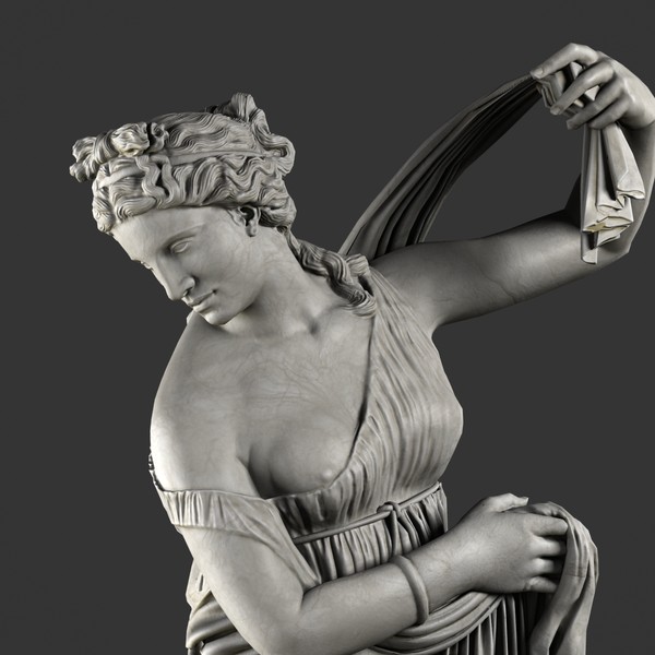 max marble aphrodite kallipygos - Aphrodite Kallipygos by clay master