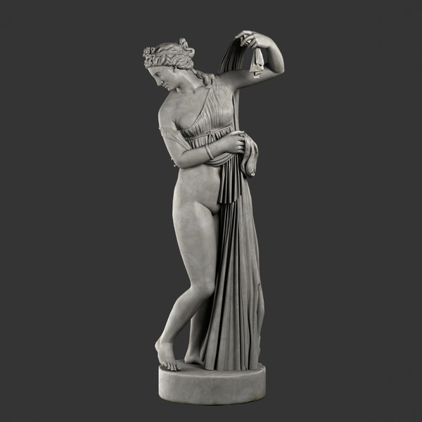 max marble aphrodite kallipygos - Aphrodite Kallipygos by clay master