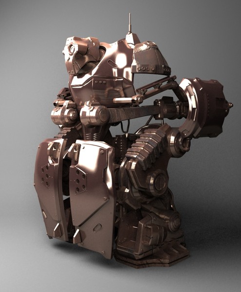 3ds max silverback mech - Silverback by dentonvanzan