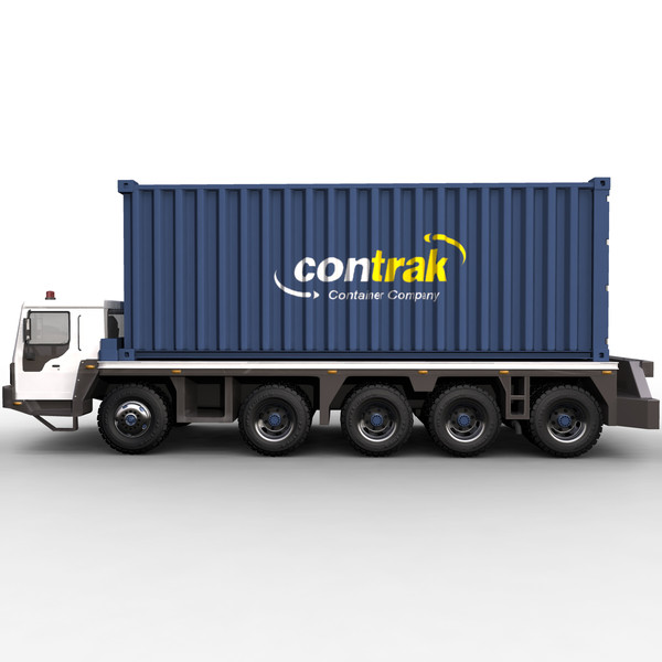 3d container truck vehicle model - Container Truck by ignisfatuus