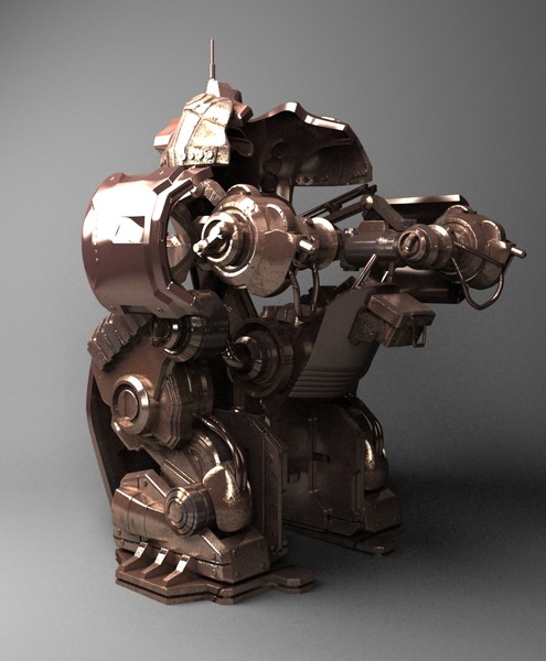 3ds max silverback mech - Silverback by dentonvanzan