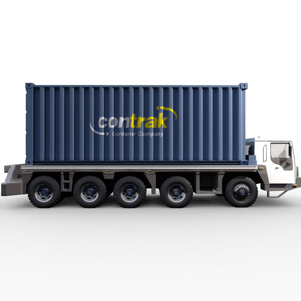 3d container truck vehicle model - Container Truck by ignisfatuus