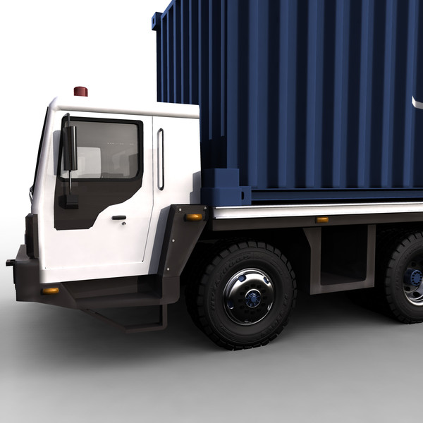 3d container truck vehicle model - Container Truck by ignisfatuus