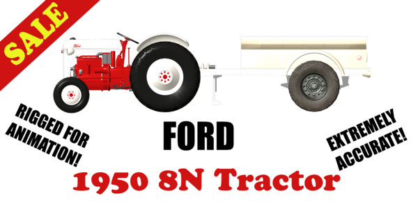 free max model 1950 8n tractor - Ford 1950 8N Tractor by hunterkrech