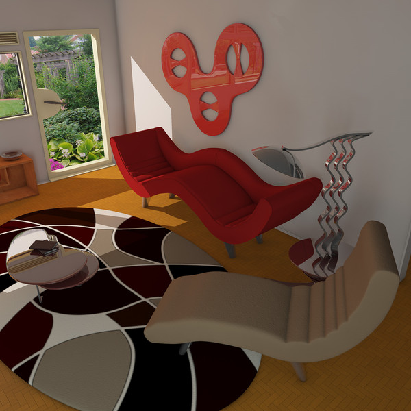 3d model render - Modern Livingroom by KeremGogus