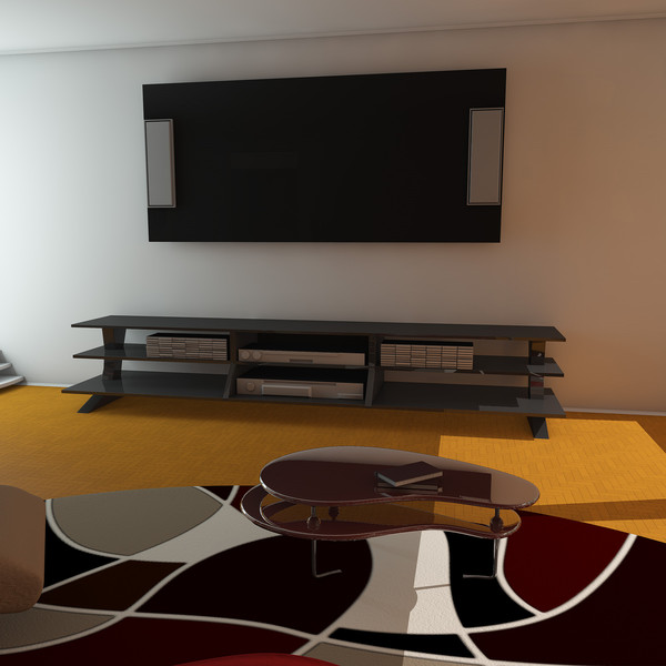 3d model render - Modern Livingroom by KeremGogus