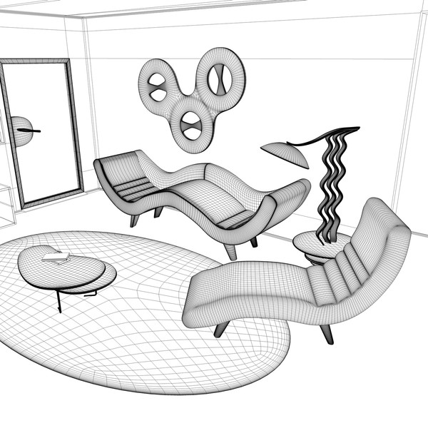 3d model render - Modern Livingroom by KeremGogus