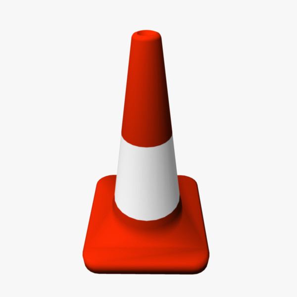 cone warning 3d model - Warning Cone by elijah3d