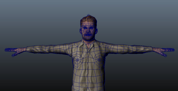 maya character rigged - Rigged Man by elijah3d