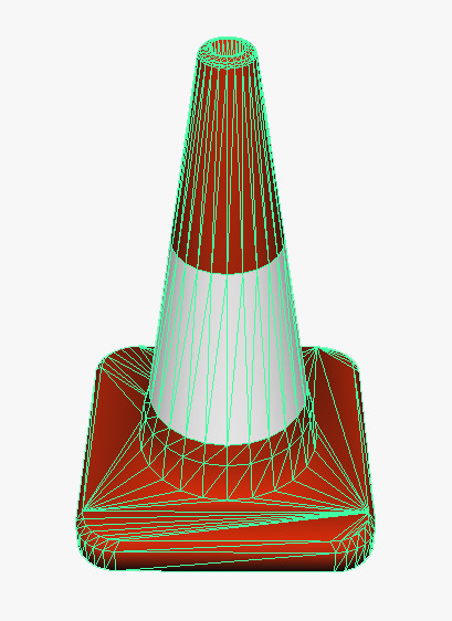 cone warning 3d model - Warning Cone by elijah3d