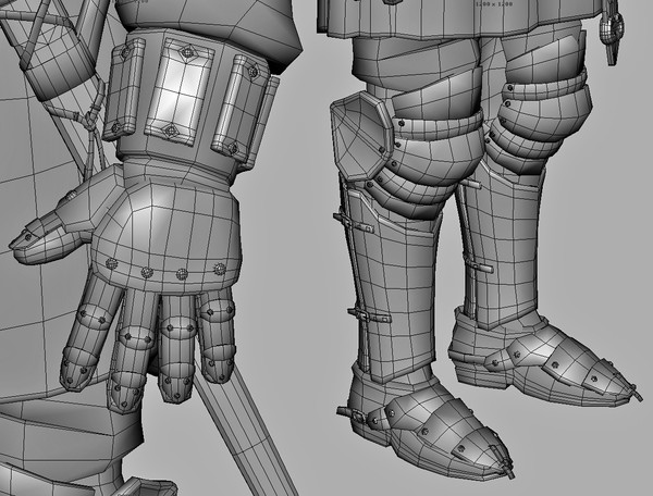 3d foot medieval sword soldiers model - Medieval Foot Soldier Infantry... by fishzombie