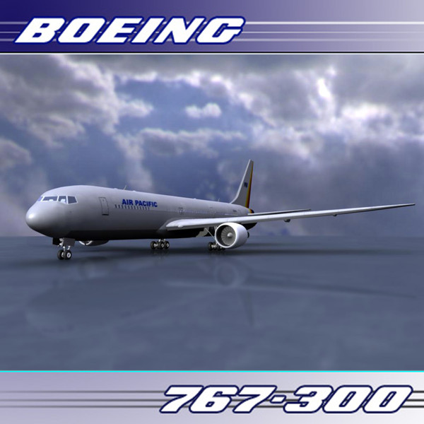 3d model 767 air - Boeing 767 (Air Pacific) by PerspectX