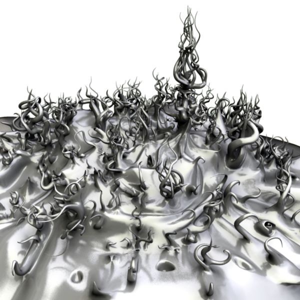 3d alien landscape - Alien landscape by makeionesco