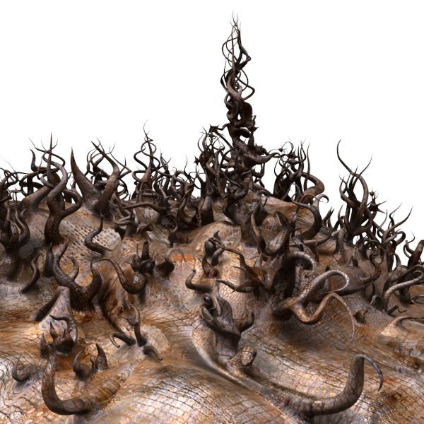 3d alien landscape - Alien landscape by makeionesco