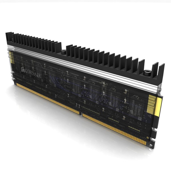 3d model corsair dominator 8gb dual - Corsair Dominator 8GB Dual Channel DDR3 Kit (2 x 4GB) by The Freak Factory