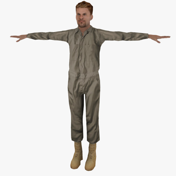 maya character rigged - Rigged Man by elijah3d