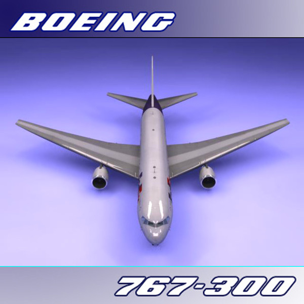 767 767-300 freight 3d 3ds - Boeing 767-300 (Fed EX)... by PerspectX