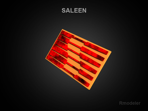 3ds max logo saleen - Saleen 3d Logo by Serega Rozhnov