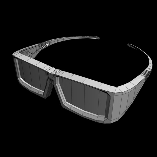 expand glasses 3d max - Expand 3D glasses... by desmonster